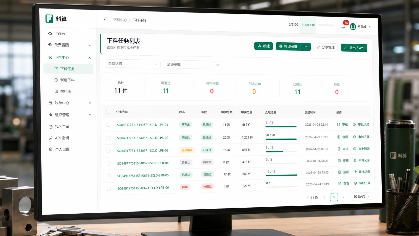 如何评估 AI 下料软件的效率收益：一份可复核的测算模板